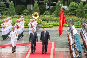 Official welcoming ceremony for RoK President Yoon Suk Yeol held