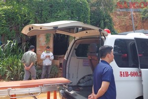 Two killed under landslide debris in Da Lat City