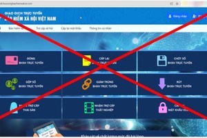 Vietnam Social Security warns fake public service portal