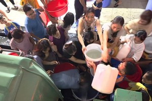 Hanoi faces widespread domestic water shortage