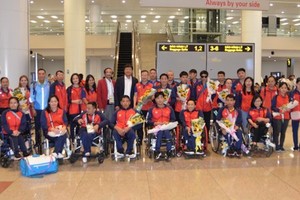 Asian Para Games: Vietnam's sport delegation returns home