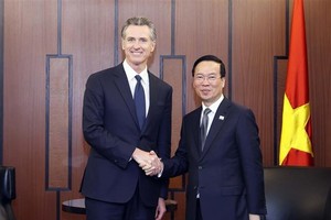 Vietnamese President hosts reception for Governor of the State of California
