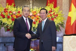 President Vo Van Thuong hosts Chinese Foreign Minister
