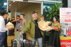 Da Nang, Binh Dinh welcome first arrivals on 1st day of new year