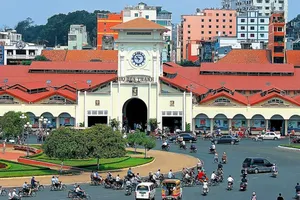 Landscape renovation project in front of Ben Thanh Market approved