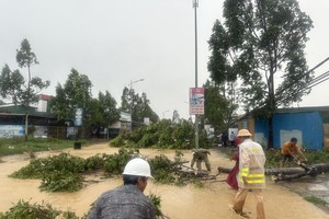 Downpours bring flooding, traffic chaos in Binh Phuoc, Lam Dong provinces