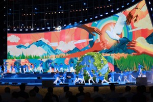 Impressive art performances on opening night of Festival for Peace 2024