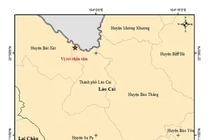 2.6 magnitude earthquake occurs in Lao Cai City