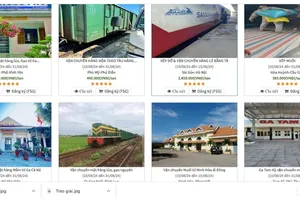 Cargo transport online platform via railway heads towards new customers