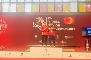 Vietnam wins first three gold medals at Youth World Weightlifting Championships
