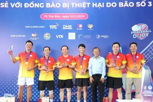 Pickleball tournament opened to donate for typhoon Yagi-hit victims