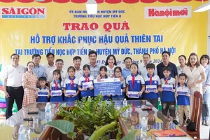 SGGP Newspaper extends sentiment to flood-prone pupils in Hanoi