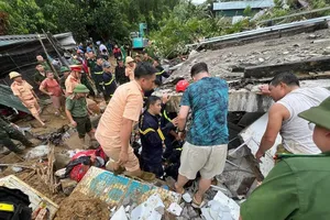 At least 11 casualties reported after landslide, flash flood in Ha Giang