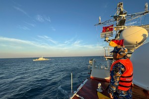 Vietnam and Cambodia navies conduct joint patrol