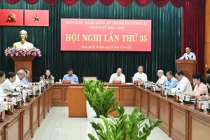 HCMC Party Committee’s conference focuses on discussing apparatus reorganization