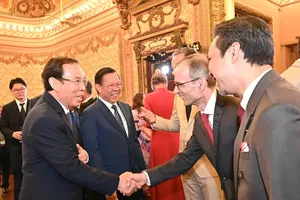 HCMC leaders appreciate contributions of int'l friends to city’s development