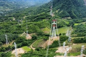 500kV transmission line from Laos energized