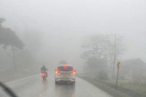 Dense layers of fog cover large areas of Northern region