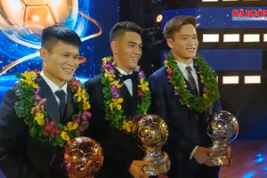 Vietnam Golden Ball 2024 winners share feelings after receiving trophy