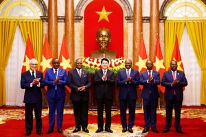 State President Luong Cuong welcomes new foreign ambassadors