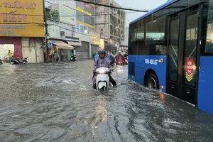 Thu Duc City rapid response team makes efforts to address waterlogging spots