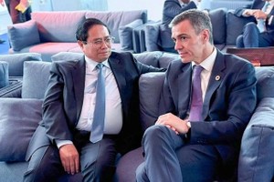 Vietnamese, Spanish PMs meet on UNOC3 sidelines