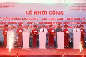 Construction of road affording access to Ha Tien City Port commenced