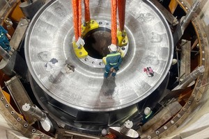 First turbine rotor installed at expanded Hoa Binh Hydropower Plant