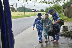Thousands of people evacuated to safe places ahead of storm No. 13’s landfall