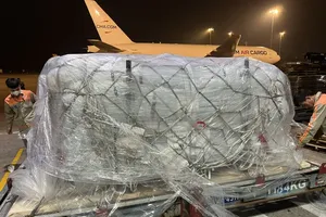 EU relief shipment arrives in Hanoi, ready for transport to Dak Lak