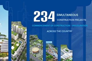 234 construction projects across country simultaneously commence and inaugurate