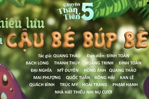 Poster vở kịch thiếu nhi "Cuộc phiêu lưu của cậu bé búp bê". Ảnh: IDECAF