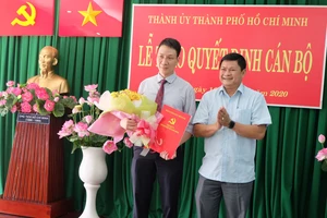 Đồng chí Trương Trung Kiên làm Phó Bí thư Quận ủy quận Thủ Đức