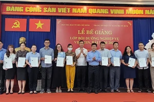 78 học viên hoàn thành lớp bồi dưỡng nghiệp vụ viết tin, bài năm 2022