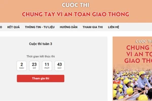 Cuộc thi “Chung tay vì an toàn giao thông” năm 2022 kéo dài đến tháng 12-2022