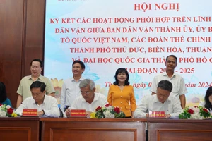 TP Thủ Đức (TPHCM) và các địa phương giáp ranh phối hợp trong vận động nhân dân