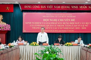 Công tác cán bộ nữ là trách nhiệm của cấp ủy, hệ thống chính trị TPHCM