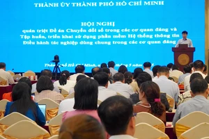 TPHCM tổ chức tập huấn phần mềm về chuyển đổi số trong các cơ quan Đảng