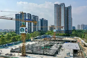 Một dự án nhà ở tại TPHCM. Ảnh HOÀNG HÙNG