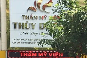 Đình chỉ hoạt động 9 tháng đối với 3 công ty thẩm mỹ 