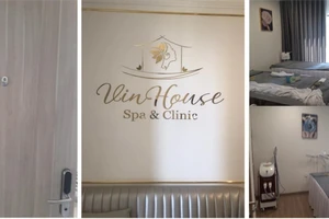 Cơ sở thẩm mỹ “Vin House Spa & Clinic” hoạt động không phép