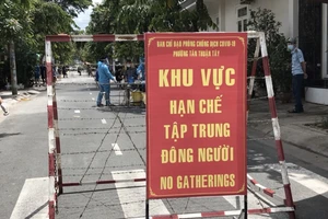 Một điểm phong tỏa tại quận 7