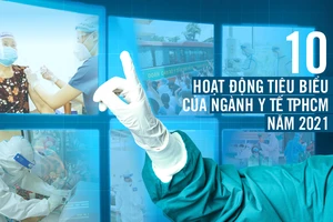 10 hoạt động tiêu biểu của ngành y tế TPHCM năm 2021