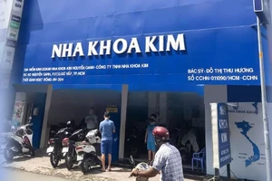  Nha khoa Kim Nguyễn Oanh ( số 2 Nguyễn Oanh, phường 7, quận Gò Vấp) bị xử phạt số tiền 98 triệu đồng