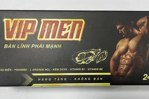 Thu hồi sản phẩm cải thiện sức khỏe nam giới