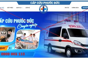 Phát hiện cơ sở cung cấp dịch vụ vận chuyển cấp cứu không phép