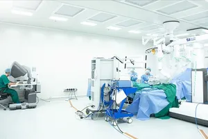 Một ca mổ với robot Da Vinci Xi tại Bệnh viện Đa khoa Tâm Anh