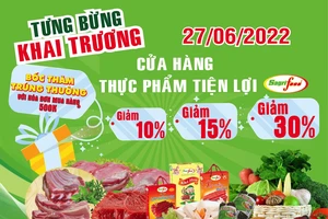 Khai trương cửa hàng tiện lợi Sagrifood – Điện Biên Phủ tại số 189 Điện Biên Phủ, phường 15, quận Bình Thạnh, TPHCM