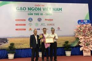 Giải nhất là giống gạo TBR39 của Công ty cổ phần Tập đoàn ThaiBinh Seed