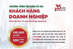 Agribank dành 100.000 tỷ đồng và 500 triệu USD ưu đãi lãi suất đối với khách hàng doanh nghiệp